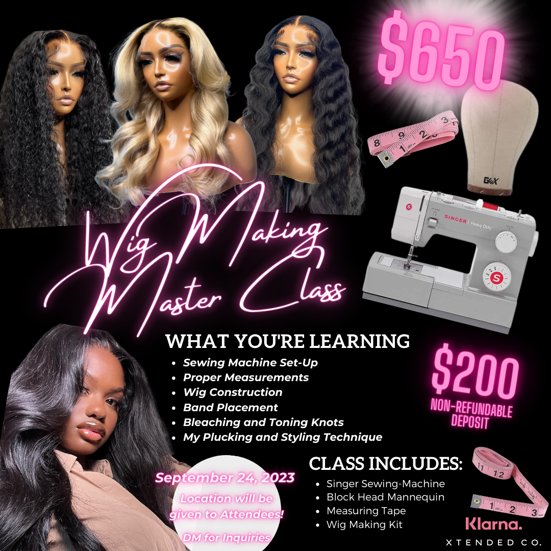 Wig Making Master Class – XtendedCo